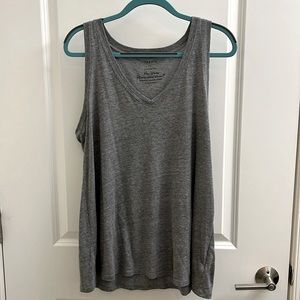 Torrid Classic Fit Gray Knit Tank